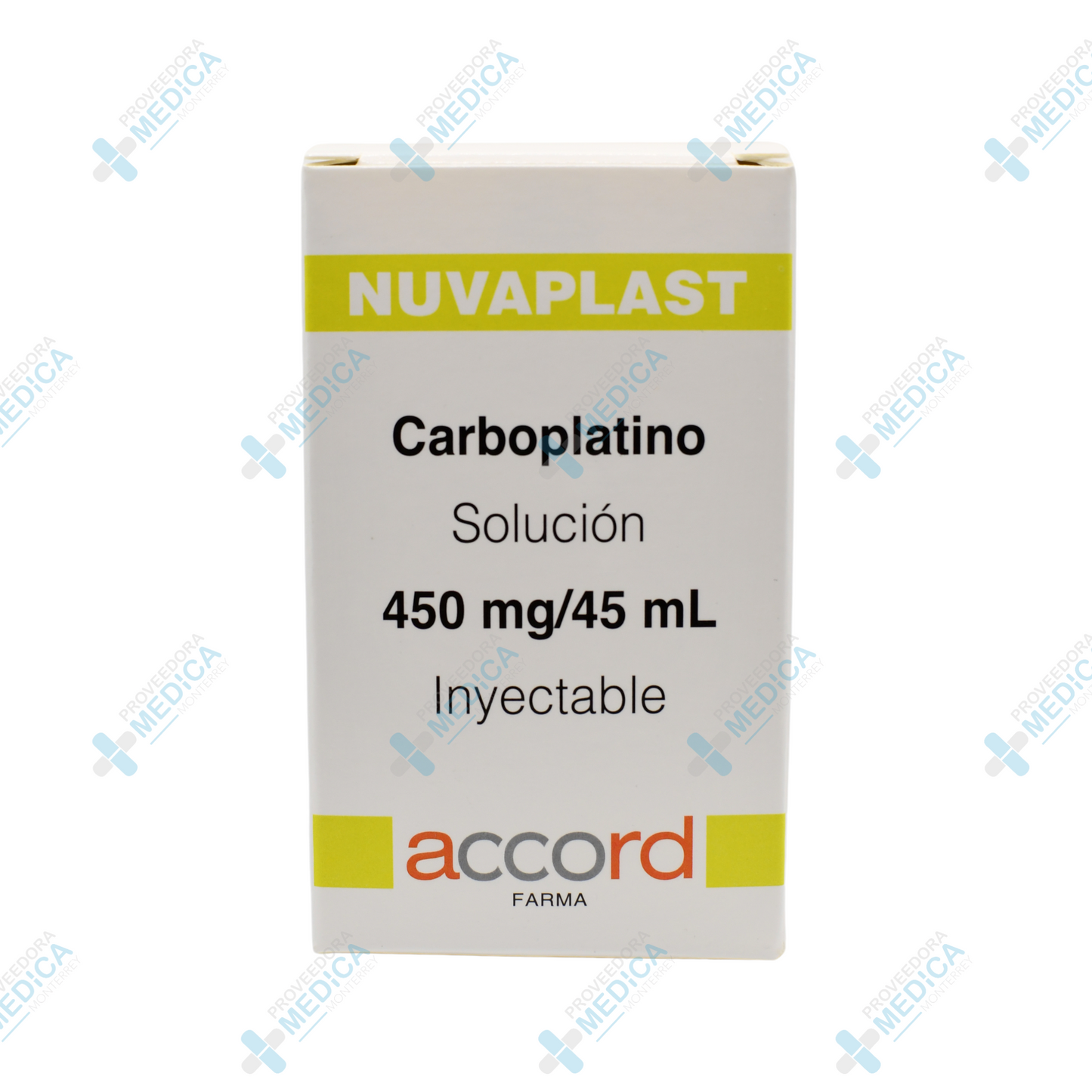 NUVAPLAST Carboplatino solución 450 mg 45 ml inyectable Accord Farma 