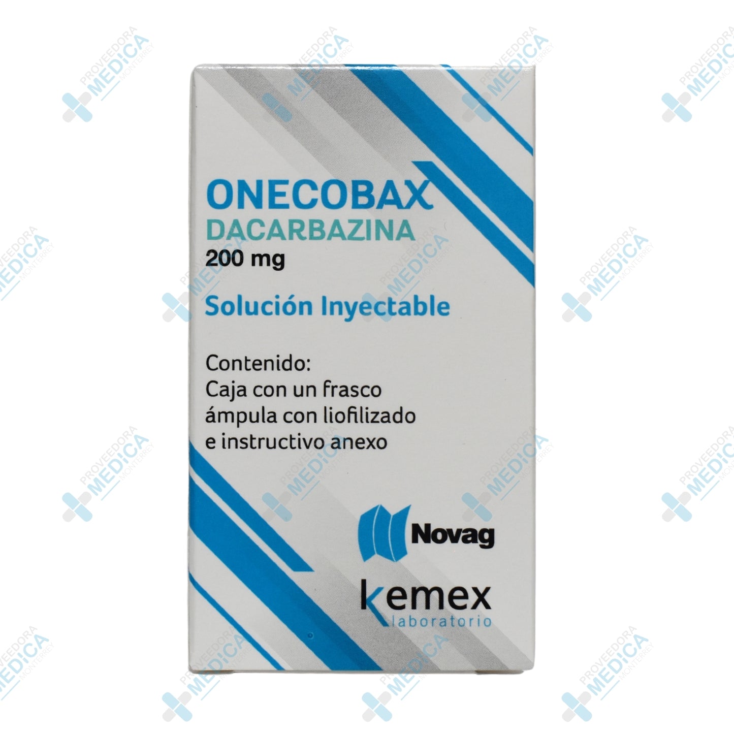 ONECOBAX DACARBAZINA SOL INY 200 MG C/1 AMP