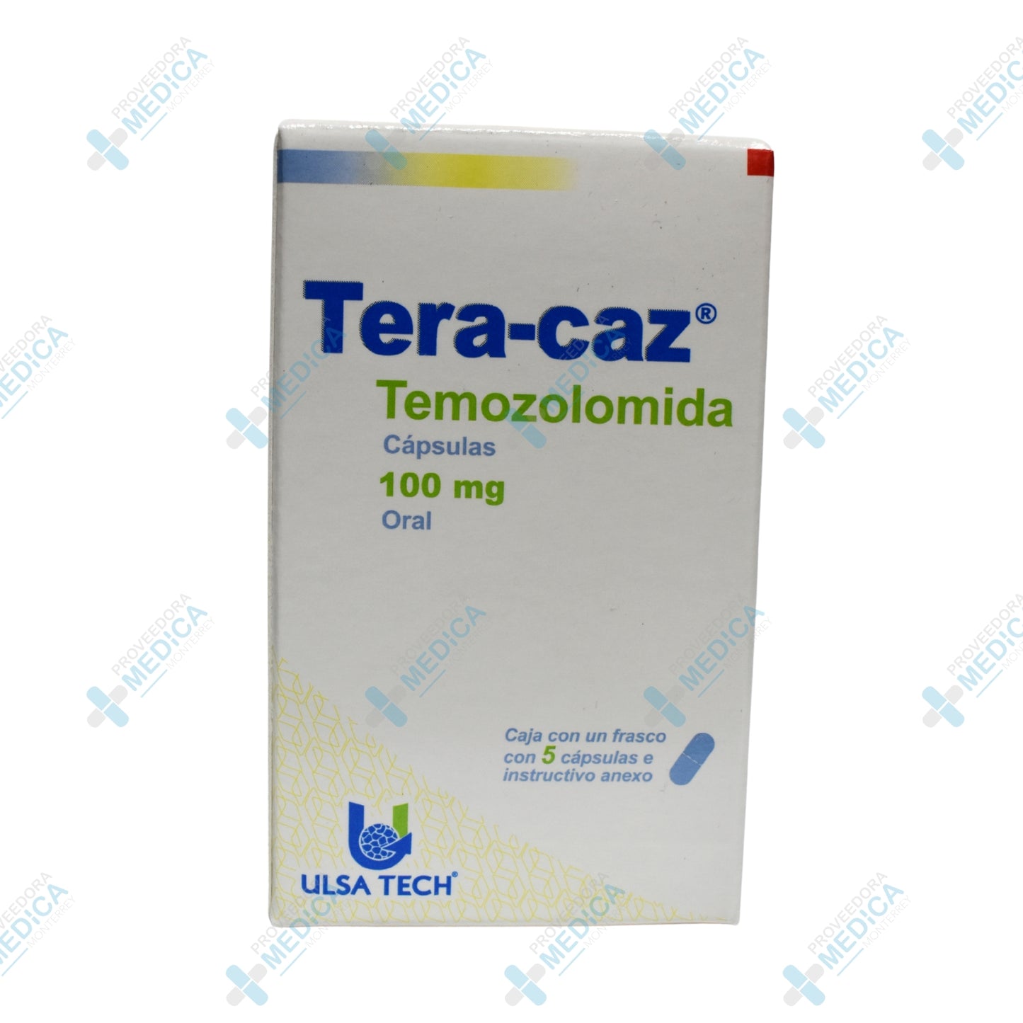 TERA-CAZ Temozolomida cápsulas 100 mg oral Ulsa Tech