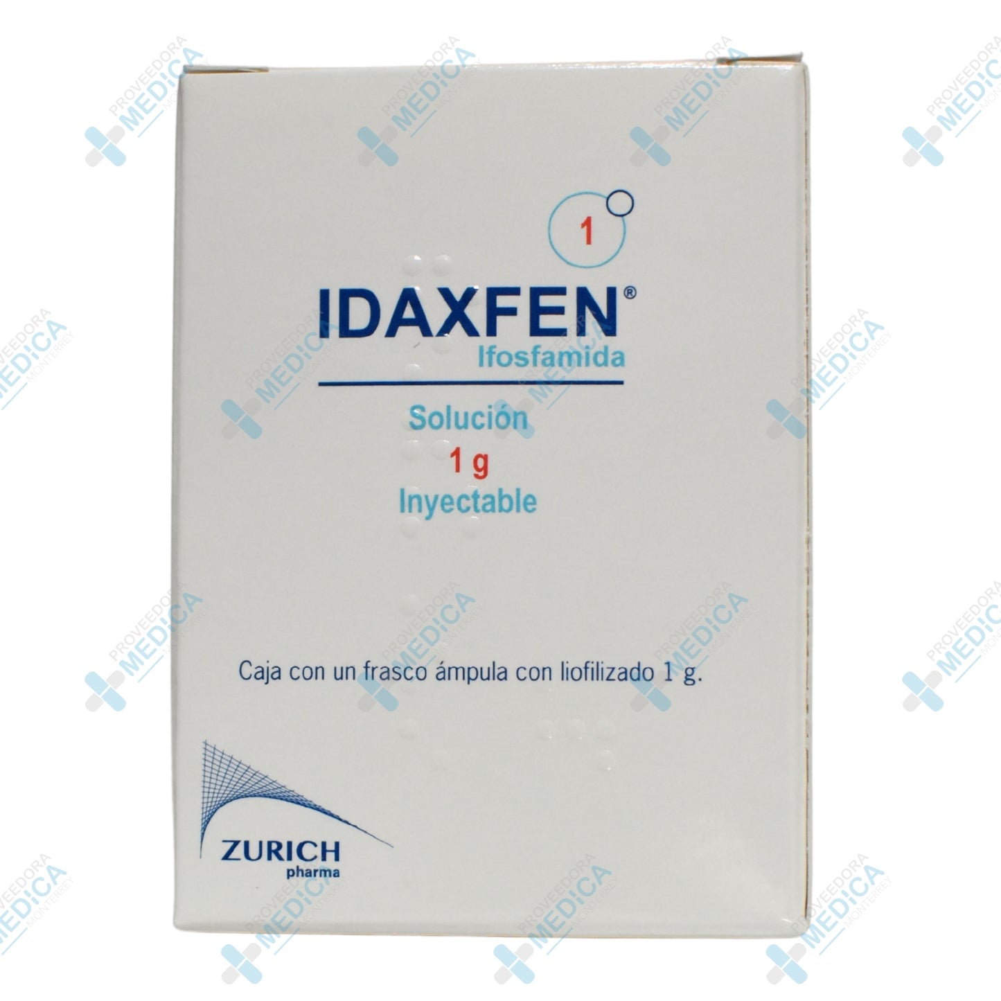 IDAXFEN Isodfamida solucion 1 g inyectable caja con un frasco ampula con liofilizado 1 g Zurich Pharma