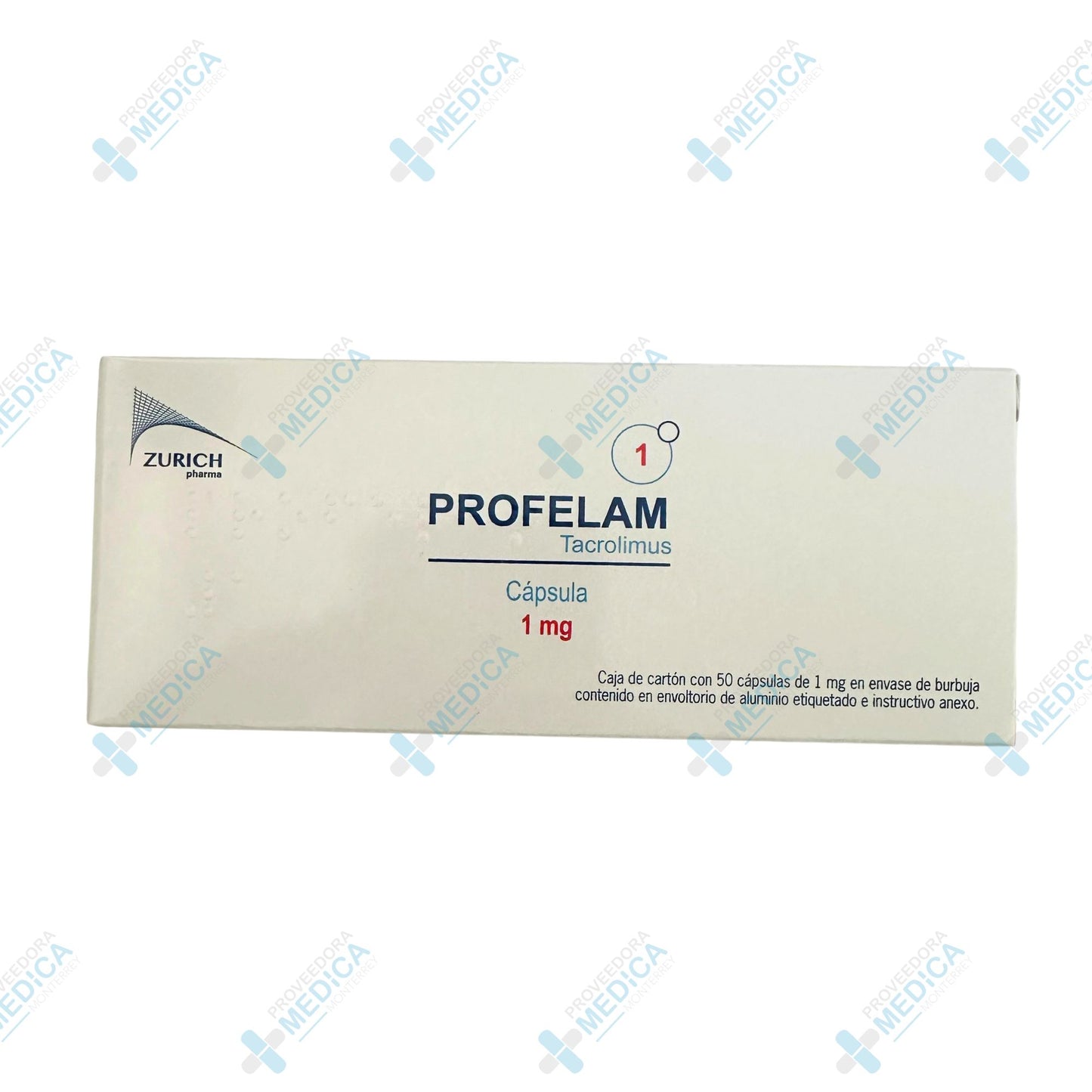 PROFELAM TACROLIMUS 1 MG 50 CAP MONTERREY