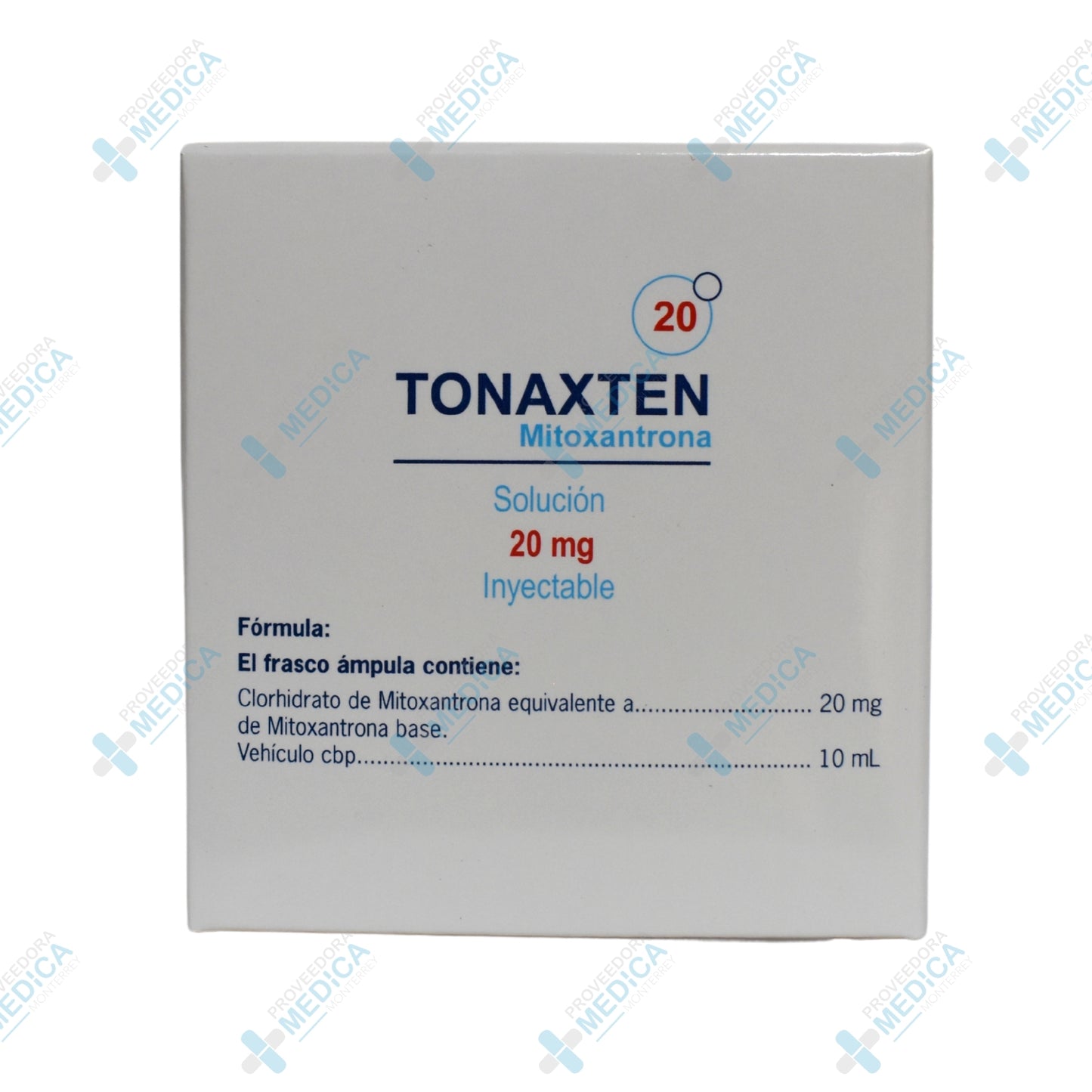 TONAXTEN Mitoxantrona solución 20 mg inyectable Zurich pharma 
