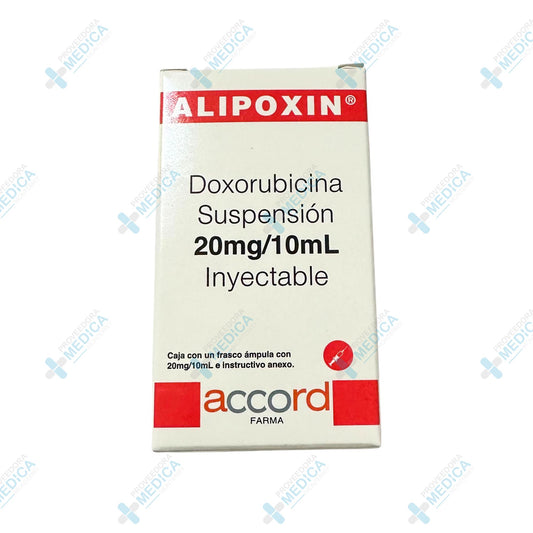 ALIPOXIN DOXORUBICINA LIPOSOMAL SOL INY 20 MG 10 ML Monterrey