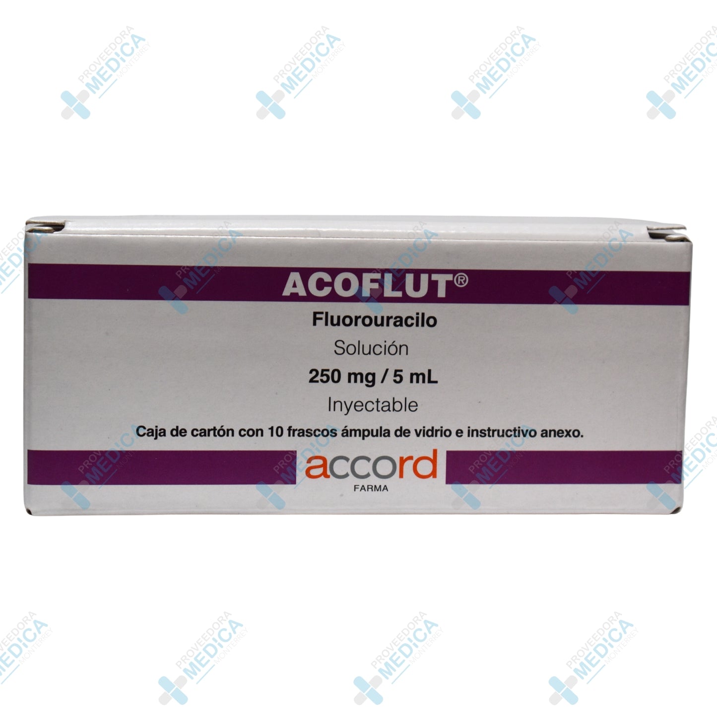 ACOFLUT Fluorouracilo solución 250 mg 5 ml inyectable, Accord Farma