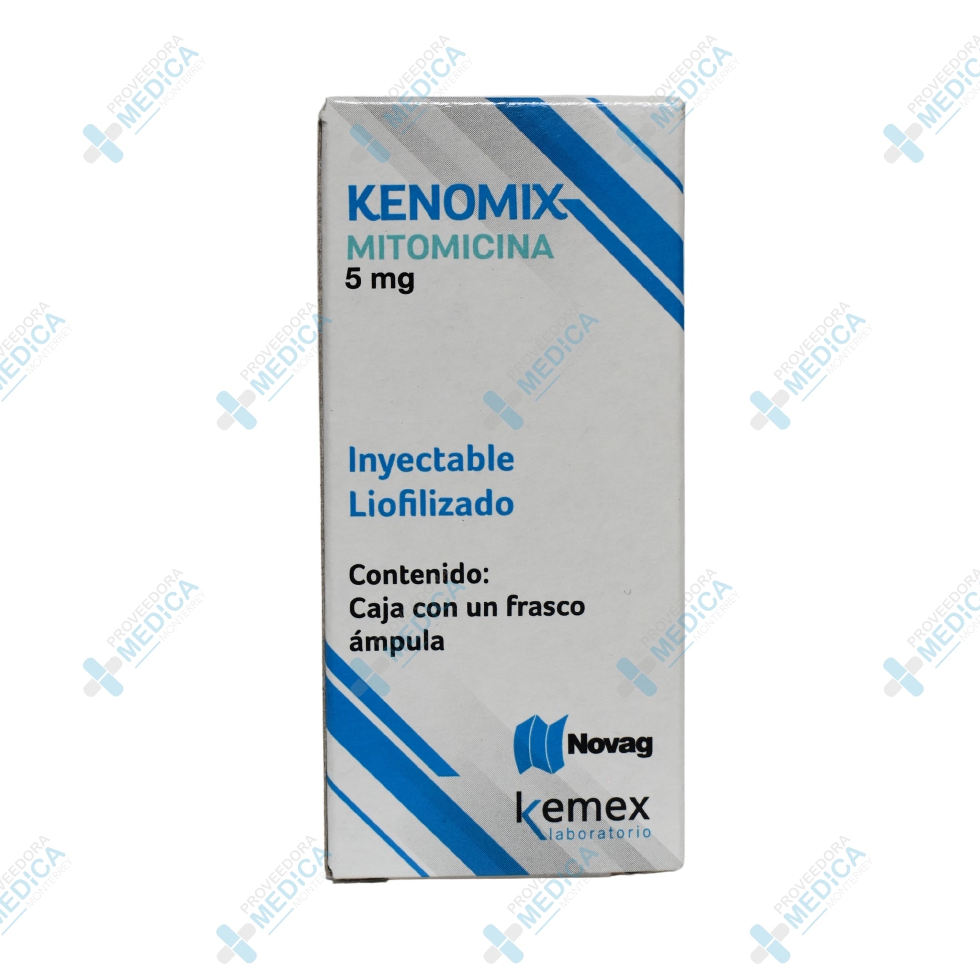 KENOMIX Mitomicina 5 mg inyectable liofilizado caja con un frasco ampula Novag Kemex Laboratorio