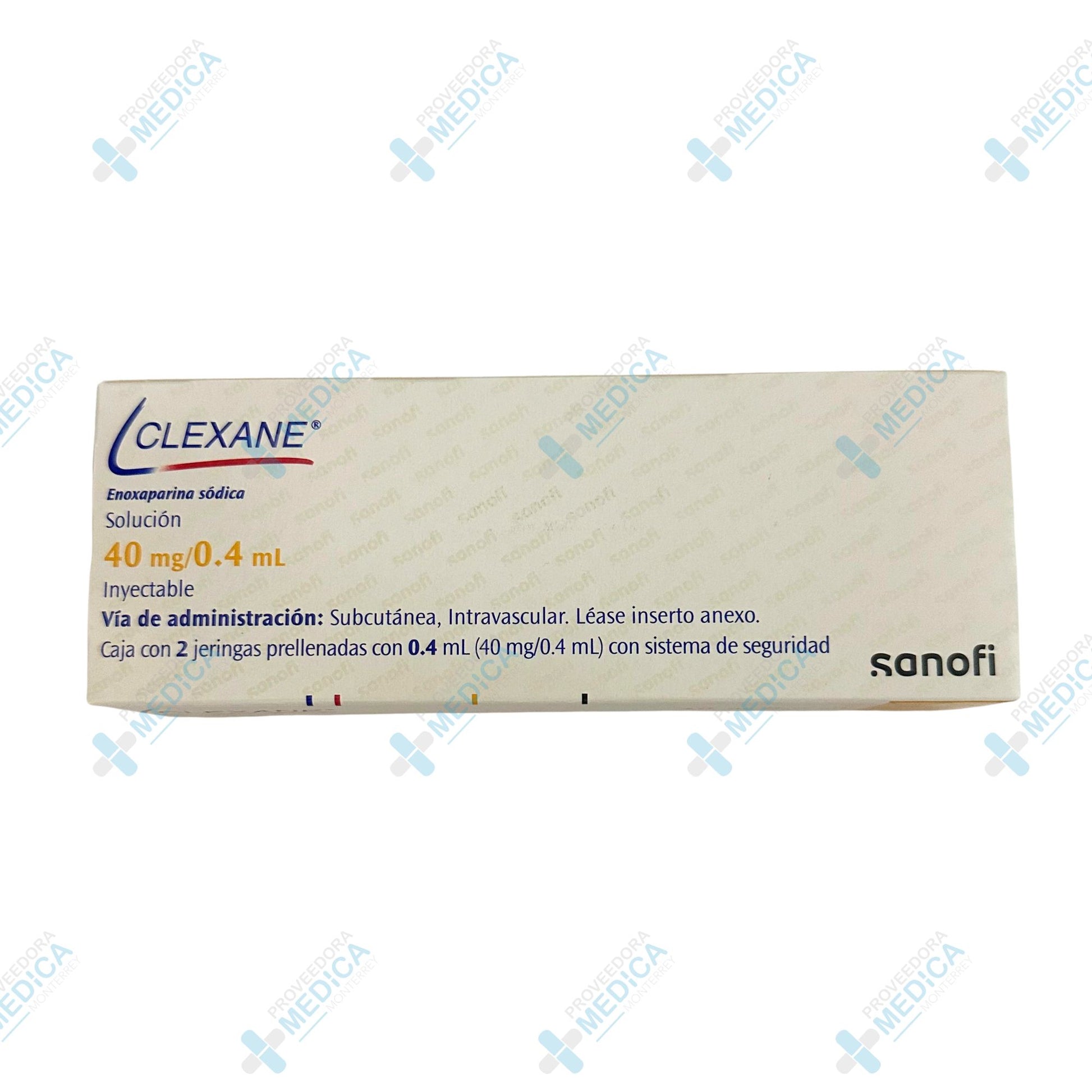 CLEXANE ENOXAPARINA SODICA SOL 40 MG/0.4 ML INY MONTERREY