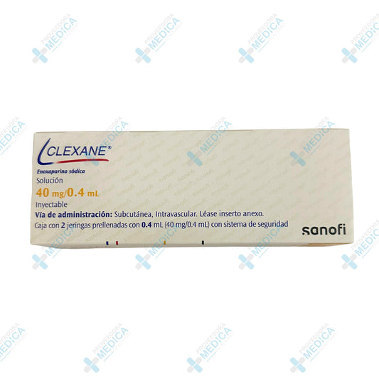 CLEXANE ENOXAPARINA SODICA SOL 40 MG/0.4 ML INY MONTERREY