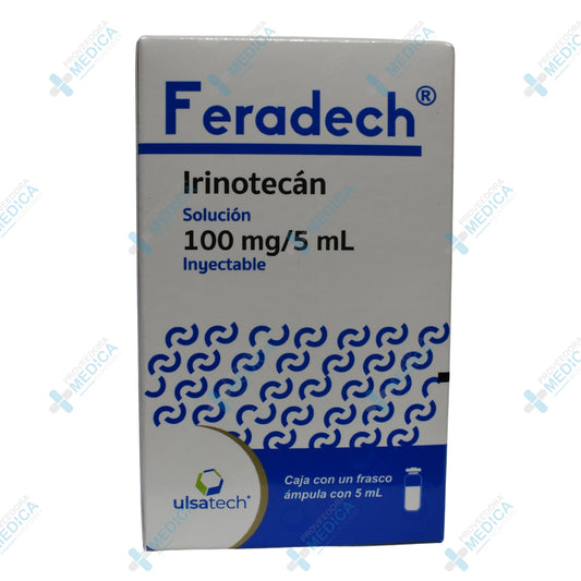 FERADECH Irinotecán solución 100 mg 5 ml inyectable Ulsa Tech