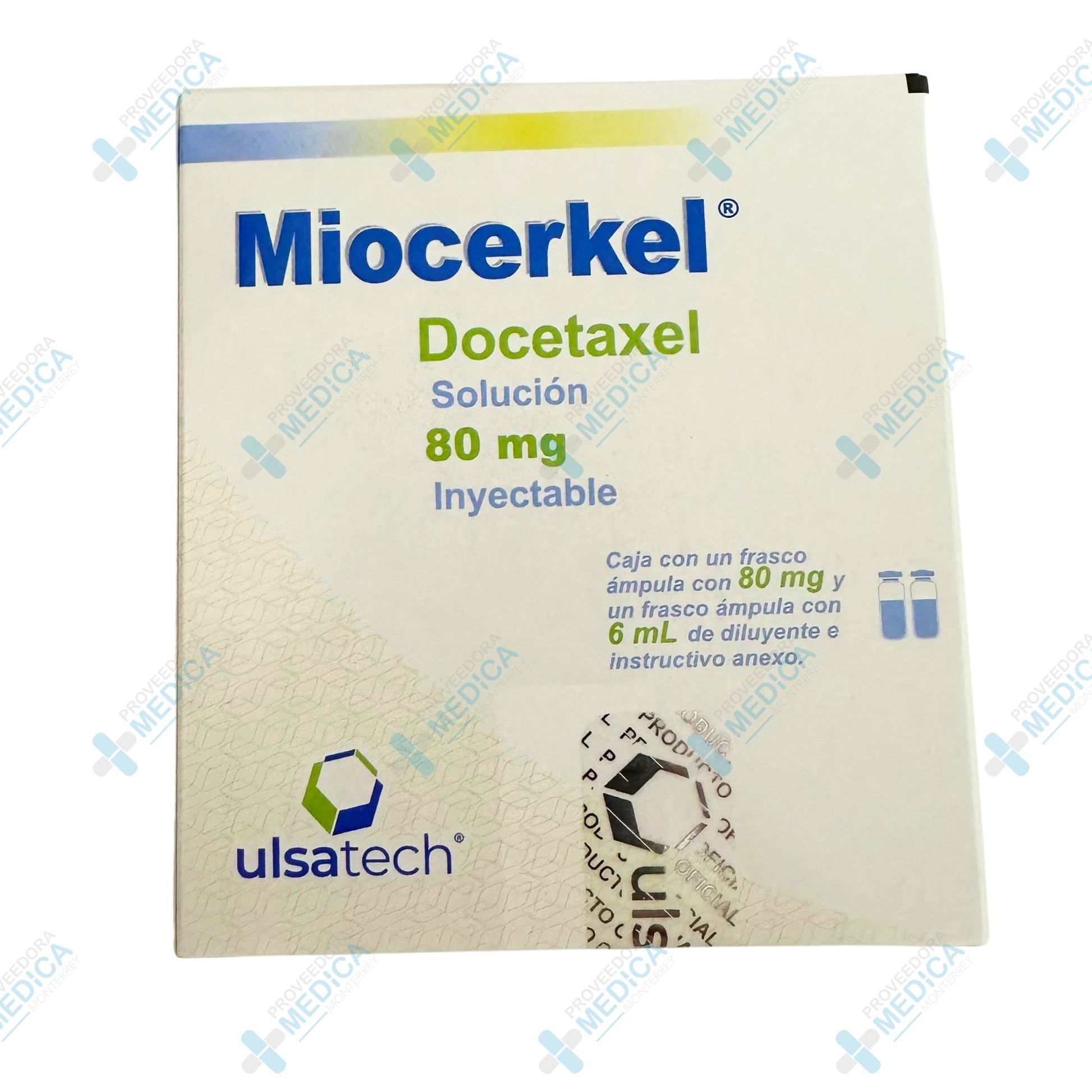 MIOCERKEL DOCETAXEL SOL INY 80 MG 2 ML C/1 AMP MONTERREY