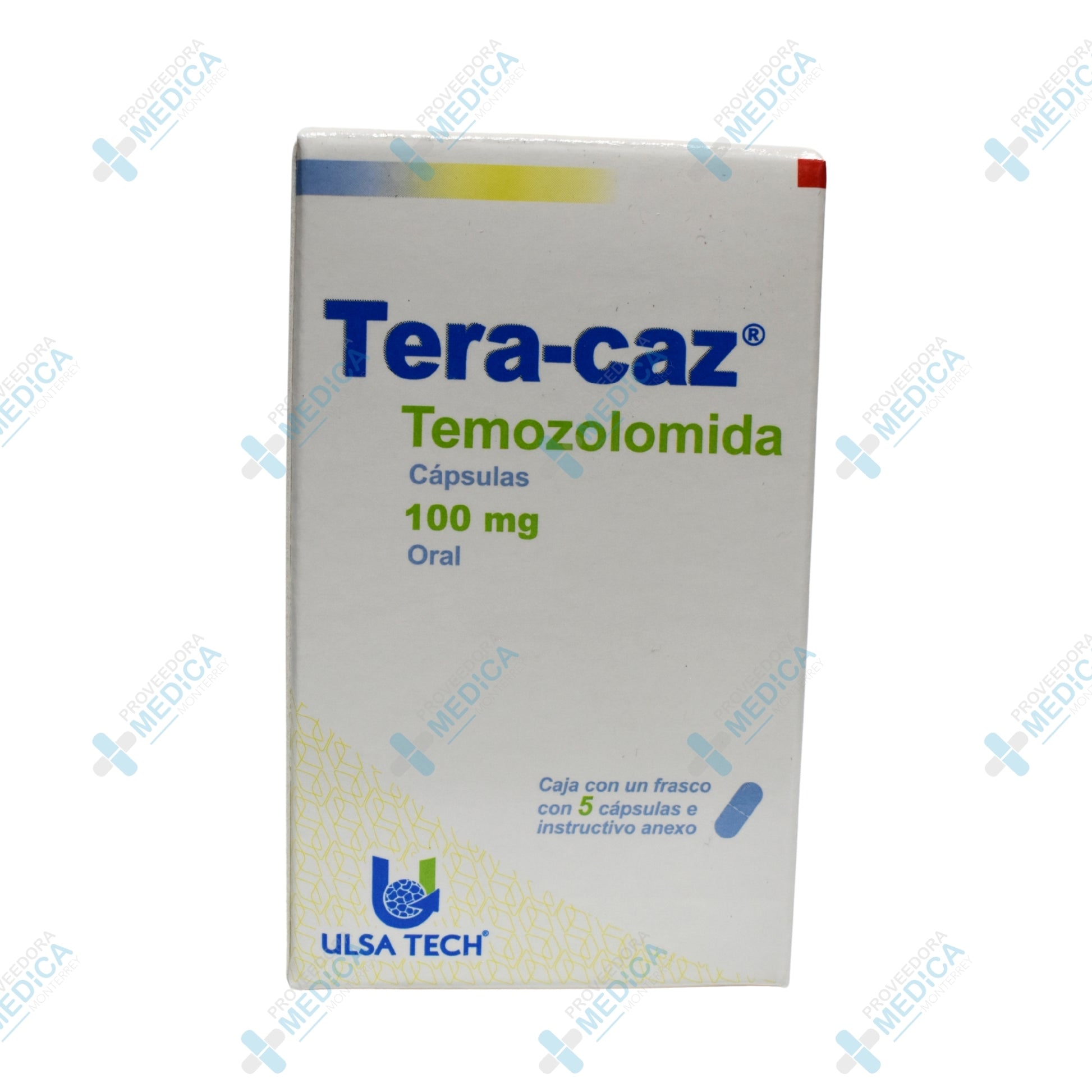 TERA-CAZ&nbsp; Temozolomida cápsulas 100 mg oral Ulsa Tech