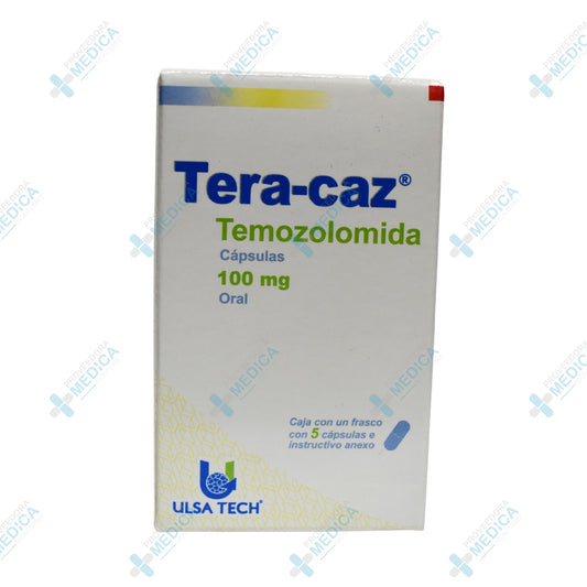 TERA-CAZ&nbsp; Temozolomida cápsulas 100 mg oral Ulsa Tech