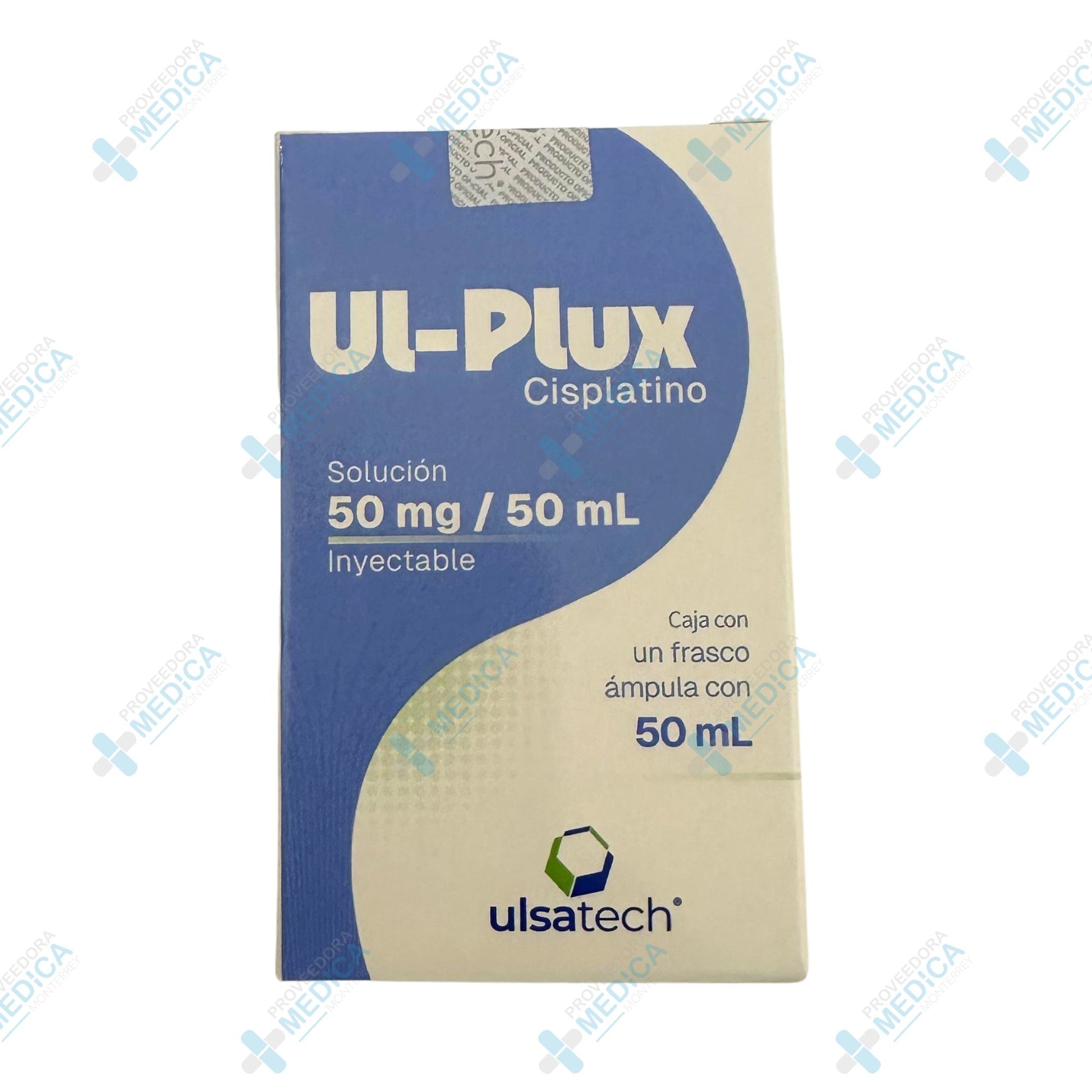 UL-PLUX CISPLATINO SOL INY 50 MG 50 ML C/1 AMP MONTERREY