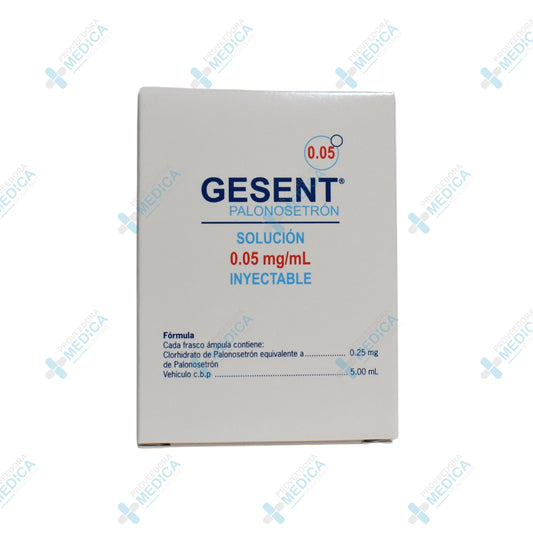 GESENT Palonosetron solución 0.05 mg/mL inyectable&nbsp; Zurich