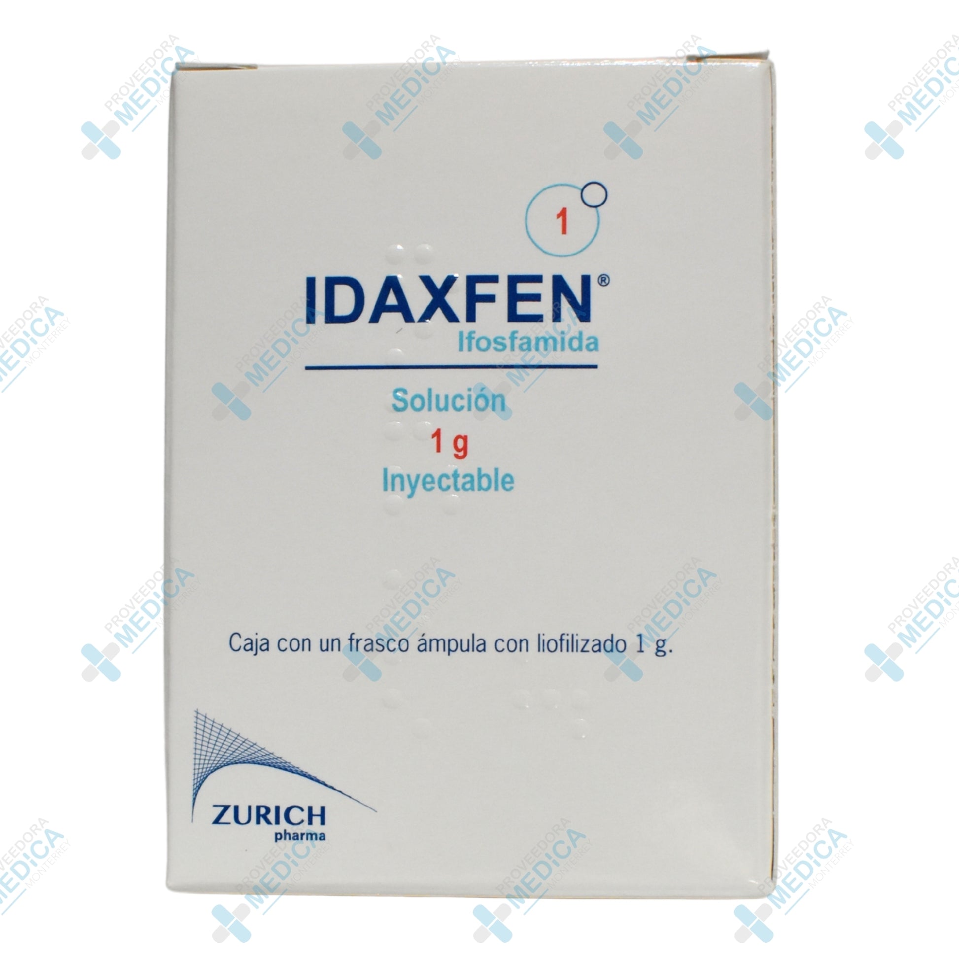 IDAXFEN Isodfamida solucion 1 g inyectable caja con un frasco ampula con liofilizado 1 g&nbsp; Zurich Pharma